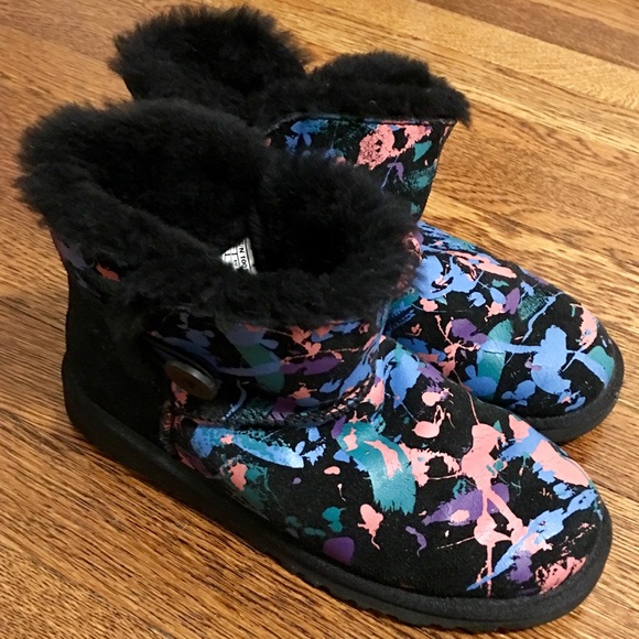 UGG Shoes - UGG Special Edition Paint Splatter Mini Boots